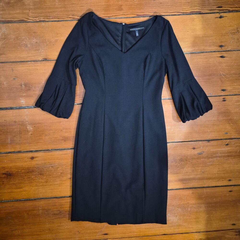 white house black market black dress size 8